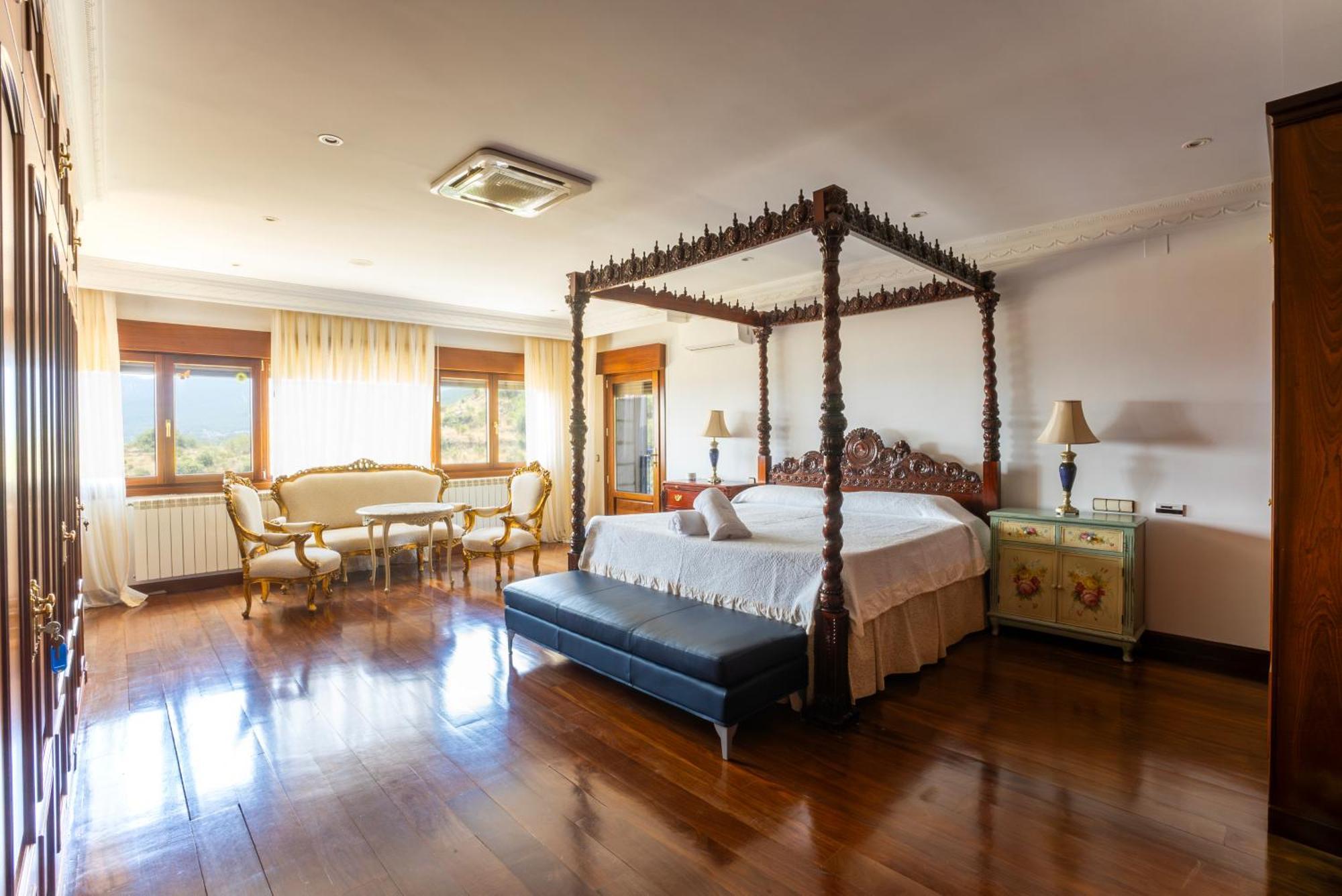 埃尔蒂恩夫洛Mansion Con Jacuzzi A 40 Grados, Gran Piscina Y Padel别墅 外观 照片
